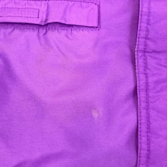 Vintage 90s Steep Slopes Ski Snow Jacket Mens L Large Skier Skiing Purple